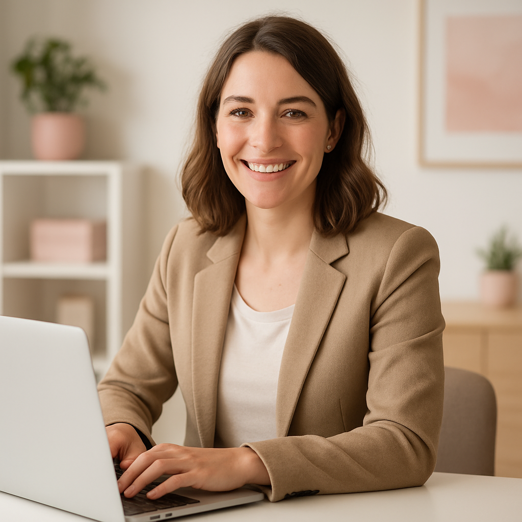 Portrait of your digital marketing growth partner at a modern office desk